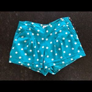 Plenty by Tracy Reese Silk Polka Dot shorts